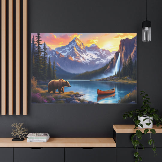 Bear Mountain Canvas Wall Art