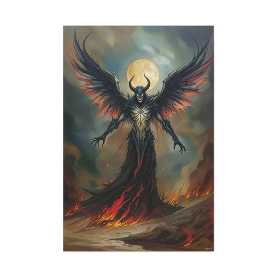 Demon Wings Canvas Wall Art