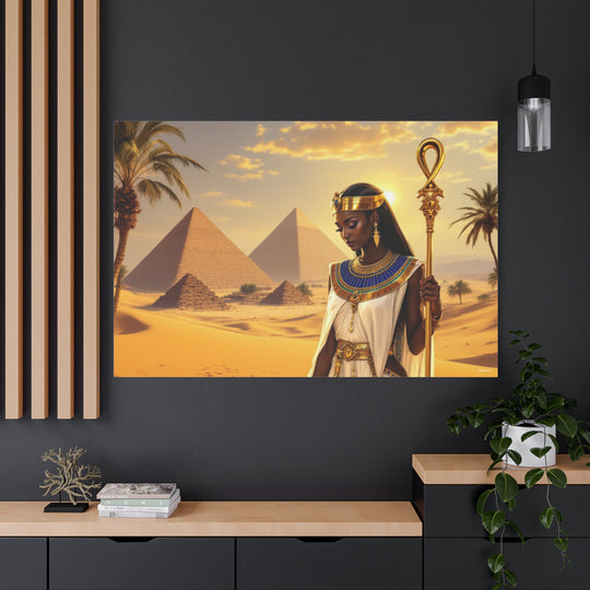 Egyptian Queen Canvas Wall Art