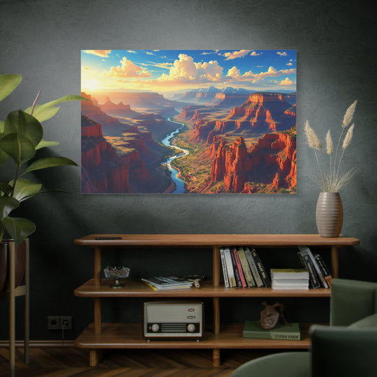 Canyon River Canvas Wall Art