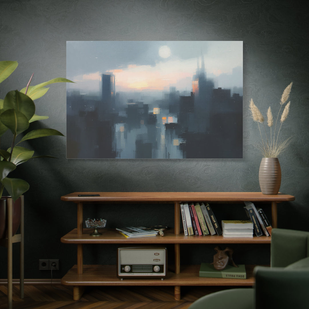 City of Mist Canvas Art Canvas Wall Art