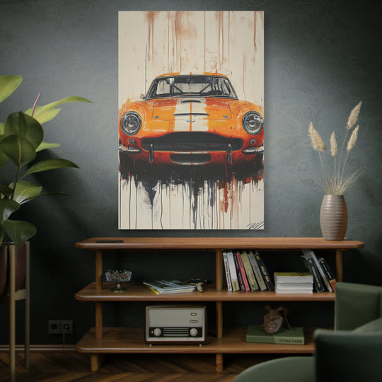 Canvas Cruiser: Orange Edition Canvas Art