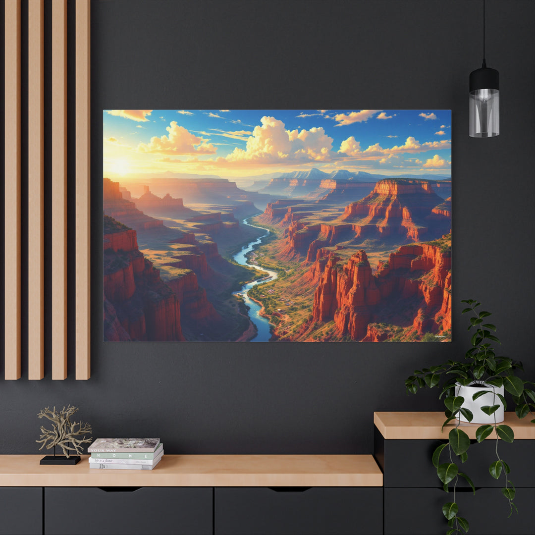 Canyon River Canvas Wall Art