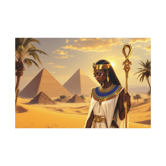 Egyptian Queen Canvas Wall Art