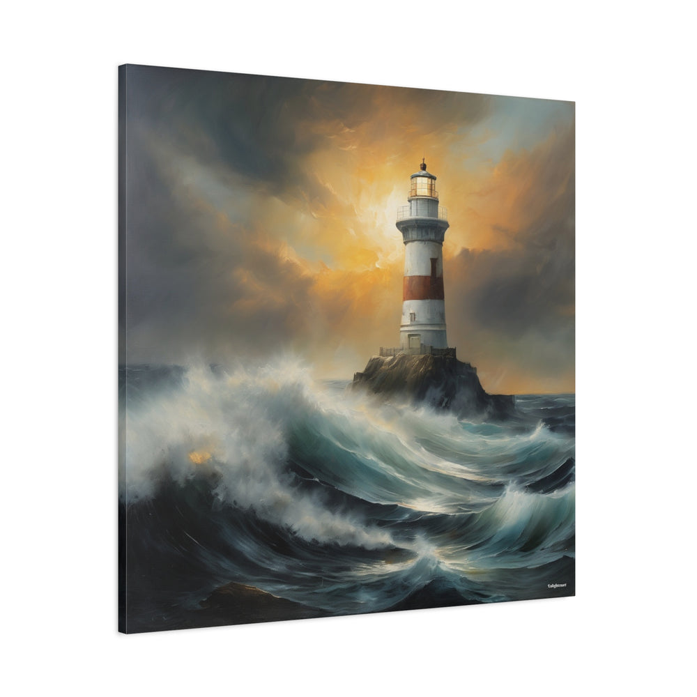 Coastal Lighthouse Canvas Wall Art