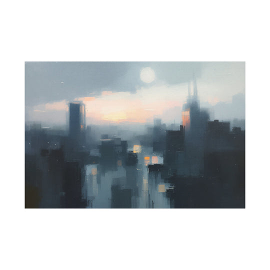 City of Mist Canvas Art Canvas Wall Art