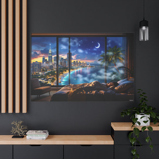 Dreamy Cityscape Canvas Wall Art